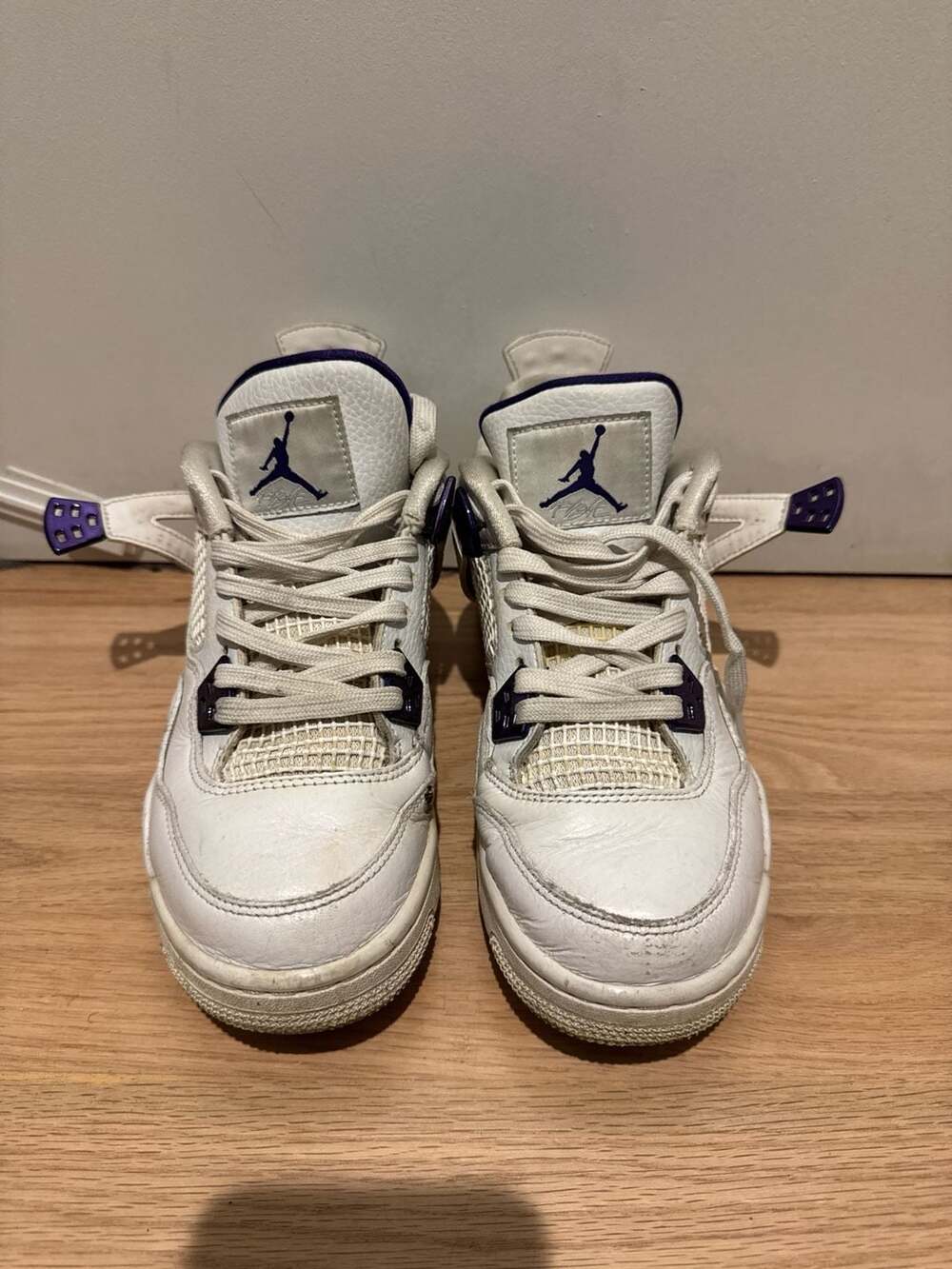 Air Jordan 4 Retro Metallic Purple GS Size 6Y